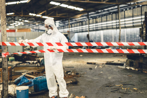 Professional Biohazard technician working in Wood-Ridge, NJ
